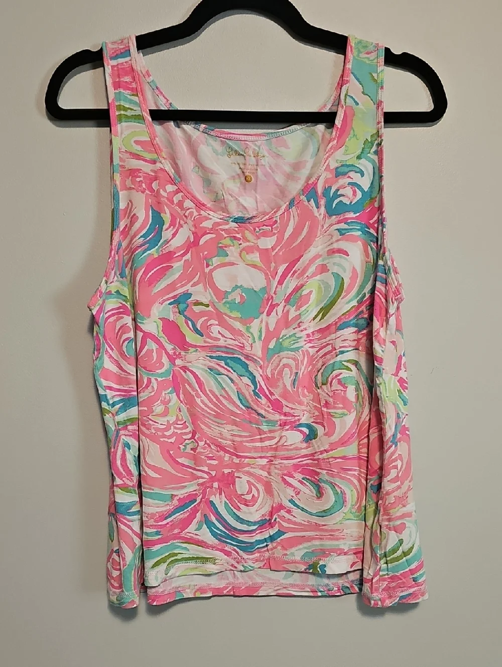 Lilly Pulitzer Pink Multi Swirl Tank
